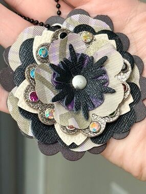 Handmade Floral Bag Charm